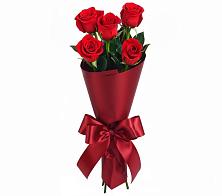 Букет 5 Красных роз Эдлесс Лав в Зарубино Новгородская область