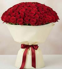 Букет 101 Красная роза Милано в Зарубино Новгородская область