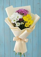 Букет цветов из:  Хризантемы в Зарубино Новгородская область