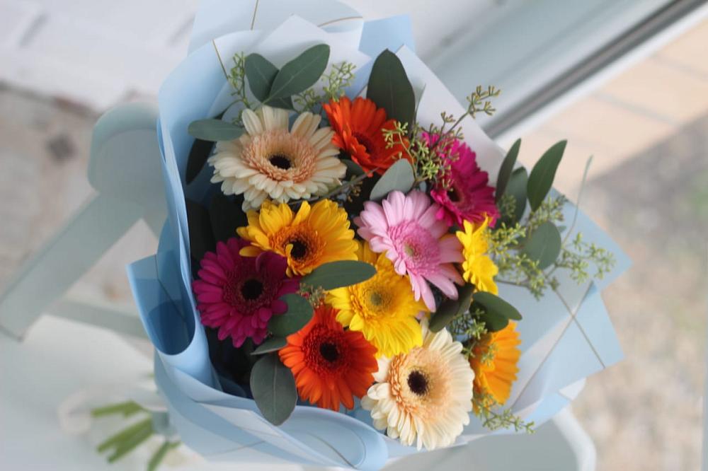 Букет цветов из: Герберы в Зарубино Новгородская область