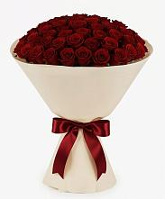 Букет 101 Бордовая роза Блэк Бакарра в Зарубино Новгородская область