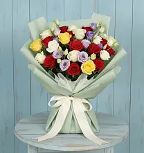 Букет цветов из:  Розы #REPLACE_PRED# Зарубино Новгородская область