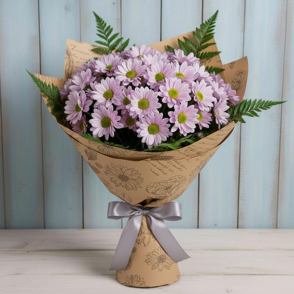 Букет цветов из: Хризантемы в Зарубино Новгородская область