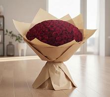 Букет 101 Красная роза в Зарубино Новгородская область
