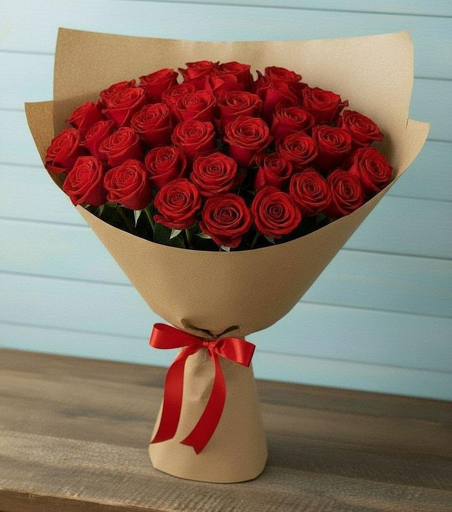 Букет Красные розы Милано в Зарубино Новгородская область