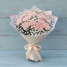 Букет цветов из:  Гвоздики в Зарубино Новгородская область