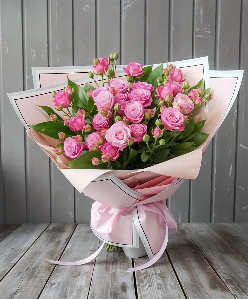 Букет Розовый кустик в Зарубино Новгородская область