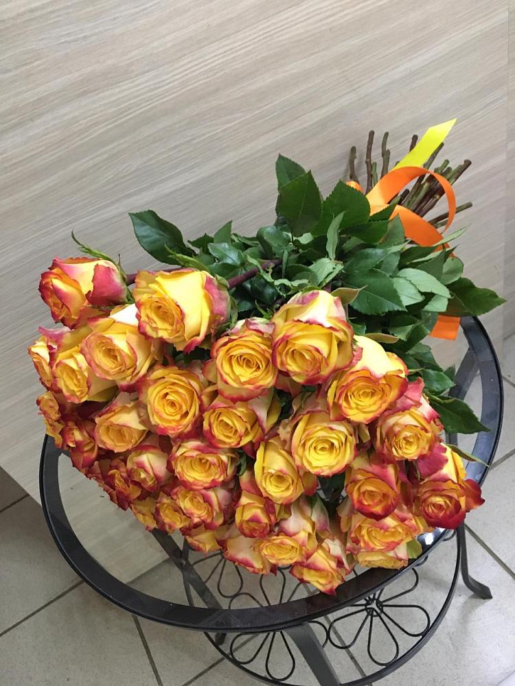 Букет Желтые розы в Зарубино Новгородская область