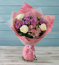 Букет цветов из:  Герберы в Зарубино Новгородская область