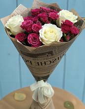 Букет цветов из:  Розы в Зарубино Новгородская область