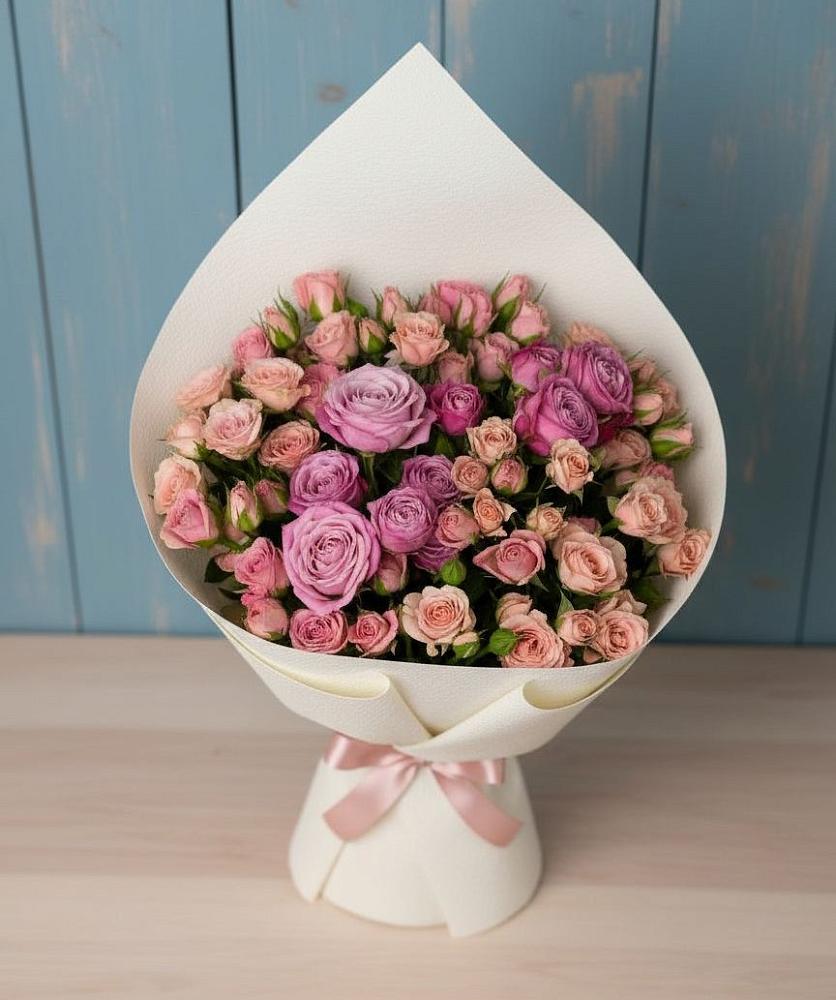 Букет цветов из: Розы в Зарубино Новгородская область