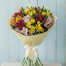 Букет цветов из:  Альстромерии #REPLACE_PRED# Зарубино Новгородская область