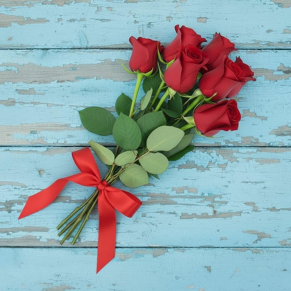 Букет Красные розы в Зарубино Новгородская область