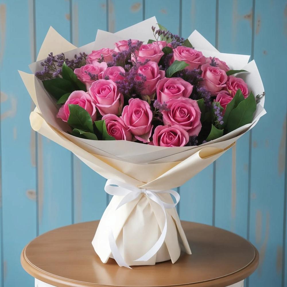 Букет цветов из: Розы в Зарубино Новгородская область