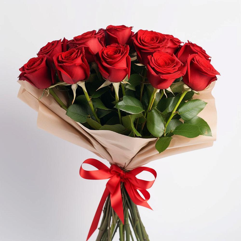 Букет 11 Красных роз Эдлесс Лав в Зарубино Новгородская область